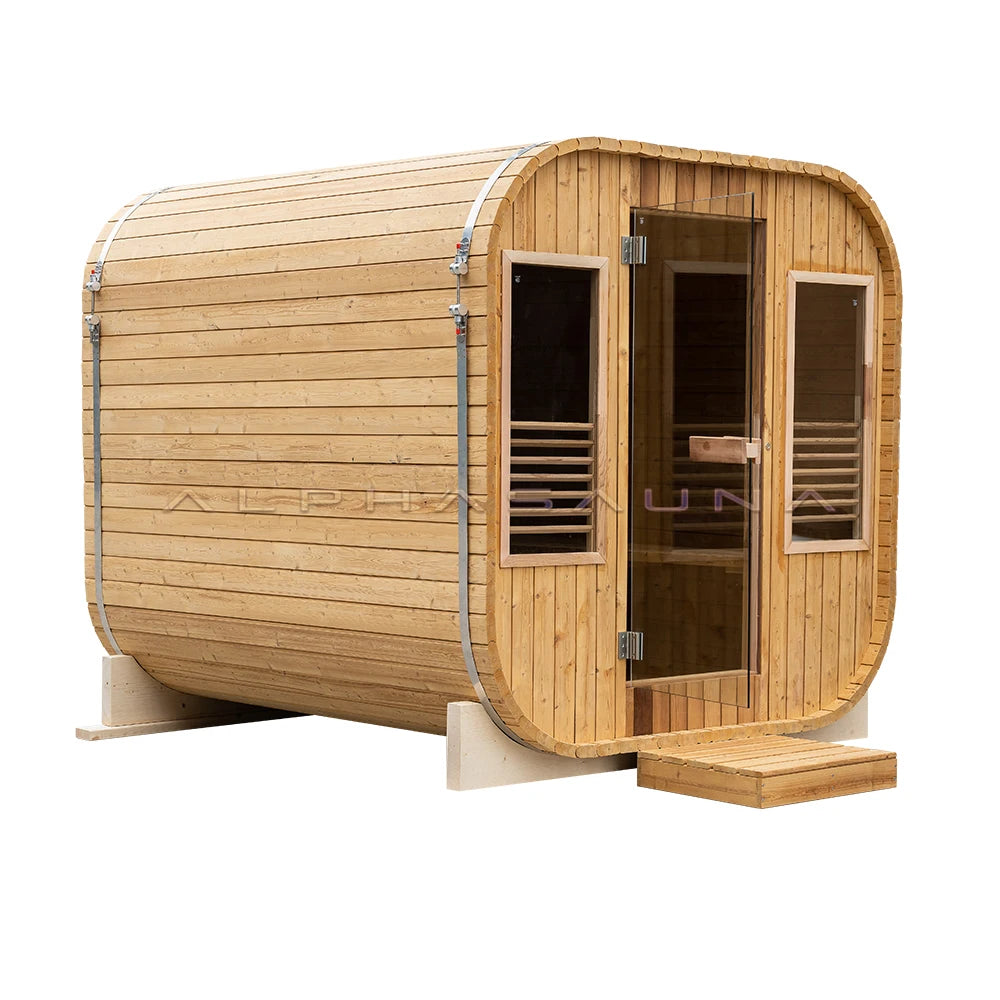 Neues Sauna-Set für kommerzielle Sauna und Dampfbad aus reinem kanadischem Rotzedernholz